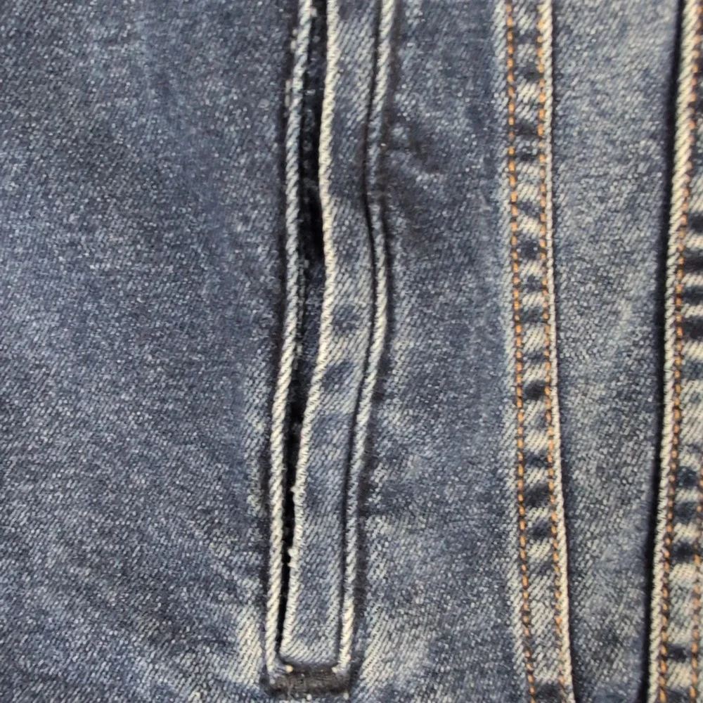 Levi's Trucker Denim Jacket Mens XL Dark Wash Faded Indigo Blue Jean 72334